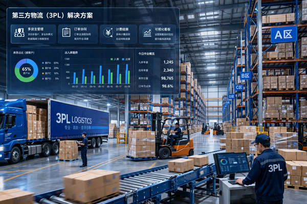 解决方案-第三方物流仓储3PL